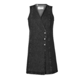 Selected Femme 16093698 SLFCLAIR SL BLACK SHORT DENIM DRESS